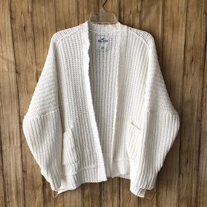 Hollister Chunky Knit Oversized White 